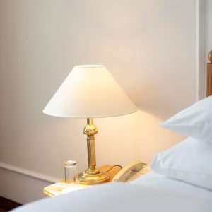 Aura Brass Diffuser — ambient scene, square